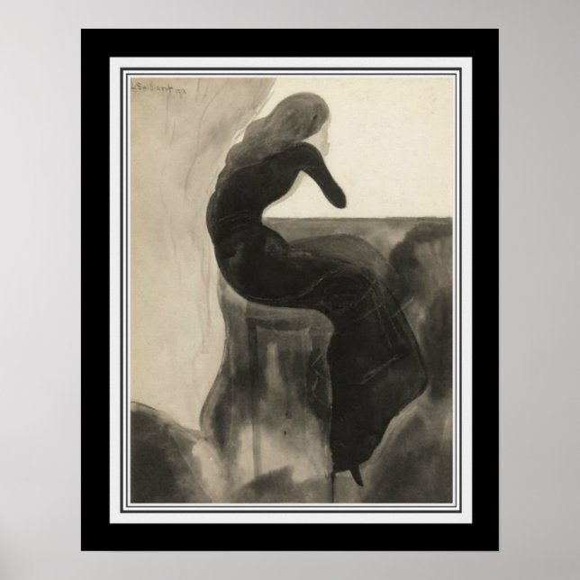 Léon Spilliaert "La Princesse Maleine" 16x20 Print Poster (Vorne)