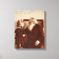 Leon Tolstoi mit seiner Enkelin Tatiana