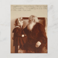 Leon Tolstoi mit seiner Enkelin Tatiana