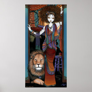 Leona Levon Bohemisch Circus Lion Tamer Fee Poster