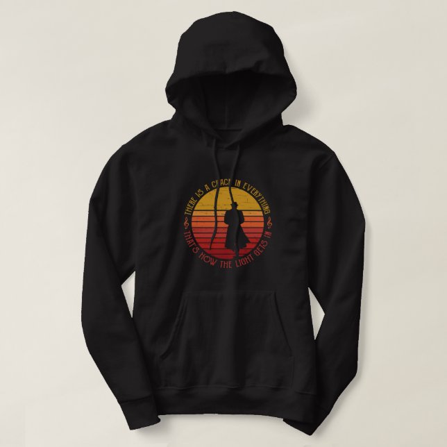 Leonard Cohen In allem gibt es ein Crack Hoodie (Design vorne)
