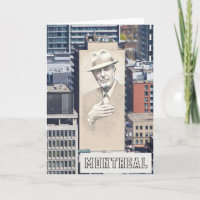 Leonard Cohen Mural in Montreal Kanada