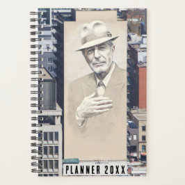 Leonard Cohen Mural in Montreal, Kanada Planer