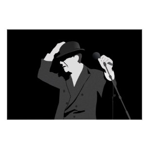 Leonard Cohen Poster