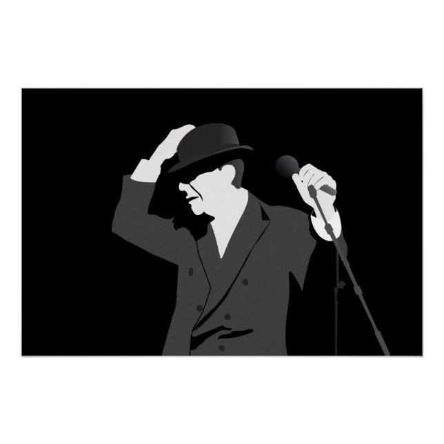 Leonard Cohen Poster (Vorderseite)