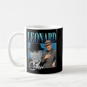 Leonard Cohen Retro Style Geschenke für Fans Kaffeetasse