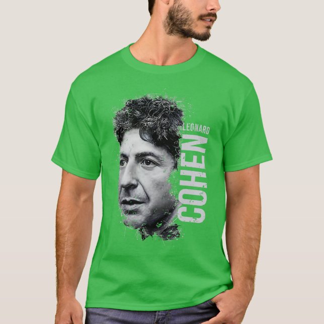 Leonard Cohen T-Shirt (Vorderseite)