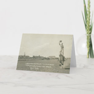 Leonard Stroud trickte beim Reiten. Karte