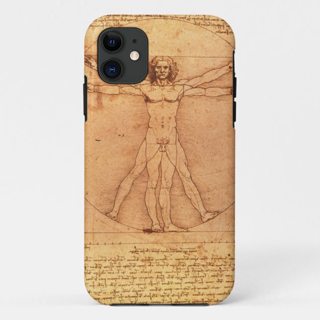 Leonardo da Vinci-Anatomie-Studie des menschlichen Case-Mate iPhone Hülle (Rückseite)