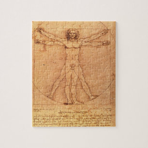 Leonardo da Vinci-Anatomie-Studie des menschlichen Puzzle