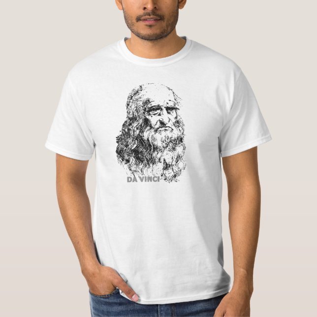 Leonardo da Vinci, Autoportrait 2 T-Shirt (Vorderseite)