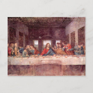 Leonardo da Vinci - Das letzte Abendessen Postkarte