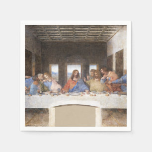 Leonardo da Vinci Das letzte Abendmahl Hochkunst Serviette