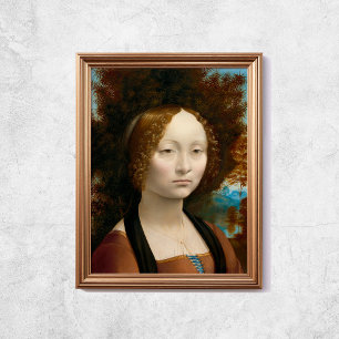Leonardo Da Vinci Ginevra De Benci Alte Berühmte K Poster
