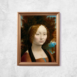 Leonardo Da Vinci Ginevra De Benci Alte Berühmte K Poster