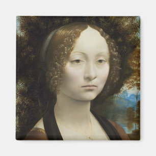 Leonardo Da Vinci Ginevra De' Benci Gemälde Magnet