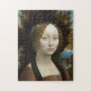 Leonardo Da Vinci Ginevra De' Benci Gemälde Puzzle