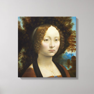 Leonardo da Vinci Ginevra de' Benci Leinwanddruck