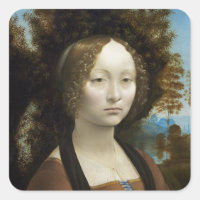Leonardo Da Vinci Ginevra De' Benci Malerei