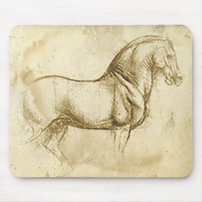 Leonardo Da Vinci Horse Mousepad (Vorne)