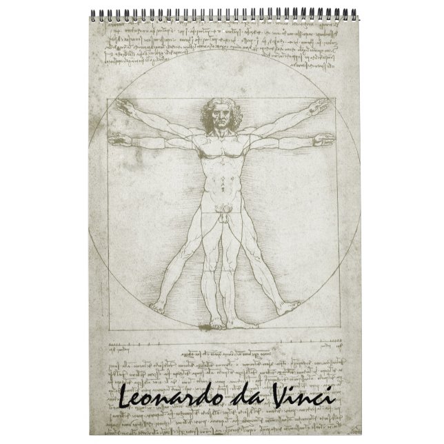 Leonardo da Vinci Kunsthandwerk Kalender (Titelbild)