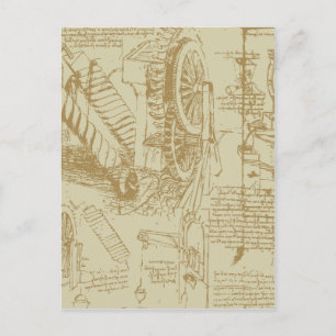 Leonardo Da Vinci Kunstwerke Postkarte