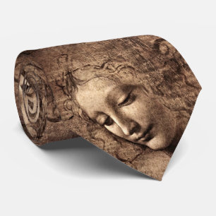 Leonardo Da Vinci La Scapigliata Kunst Krawatte