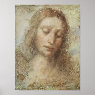 Leonardo da Vinci Leiter des Christ Poster