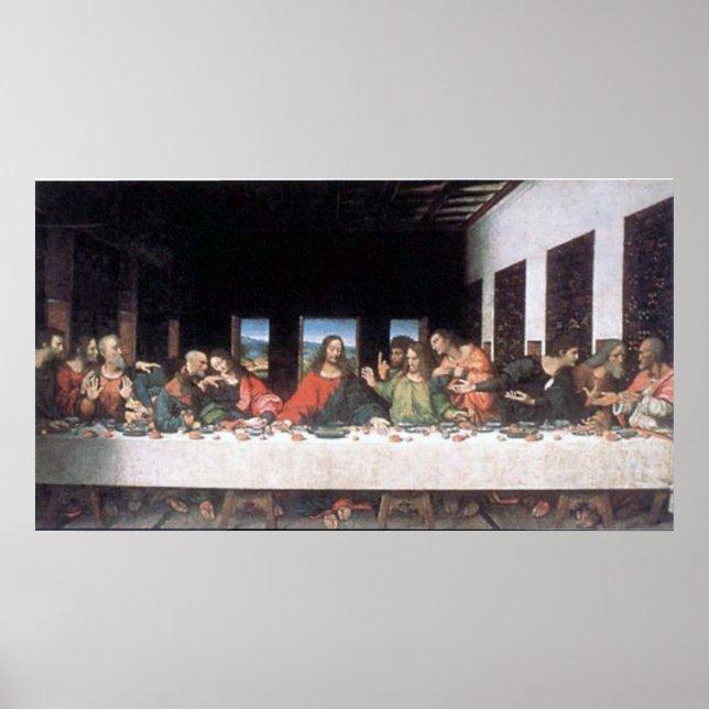Leonardo da Vinci Letztes Abendessen Poster (Vorne)