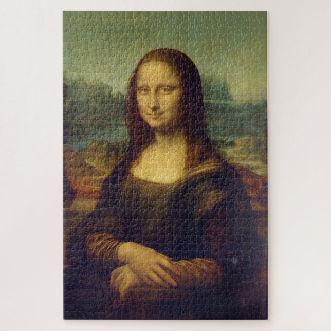 Leonardo Da Vinci - Lisa del Giocondo Puzzle (Vertikal)