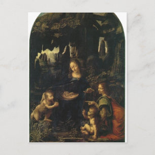 Leonardo da Vinci Madonna del Sasso Postkarte