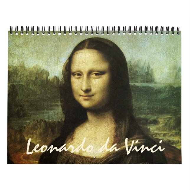 Leonardo da Vinci Malereien und Skizzen Kalender (Titelbild)