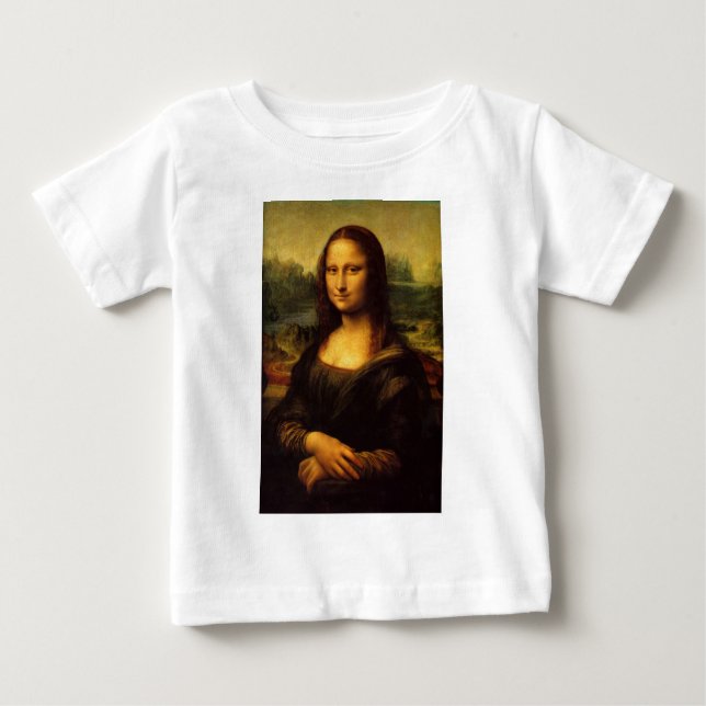 Leonardo Da Vinci Mona Lisa Baby T-shirt (Vorderseite)