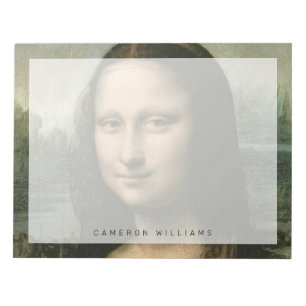 Leonardo da Vinci Mona Lisa, c.1503-6 Notizblock