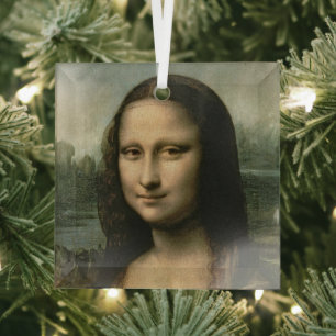 Leonardo da Vinci   Mona Lisa, c.1503-6 Ornament Aus Glas