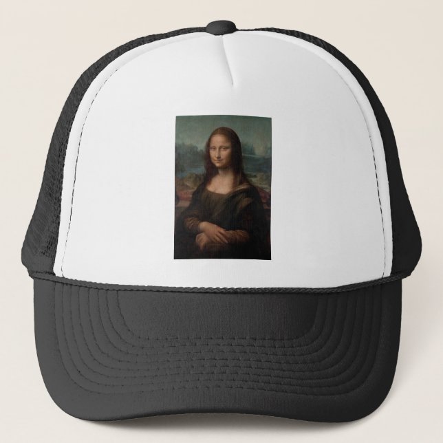 Leonardo da Vinci Mona Lisa Classic Truckerkappe (Vorderseite)