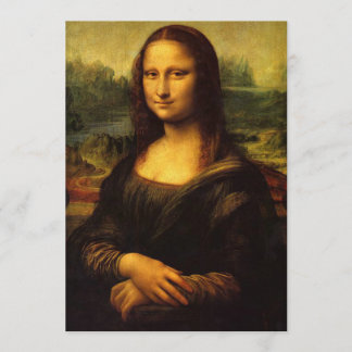 Leonardo da Vinci | Mona Lisa Einladung