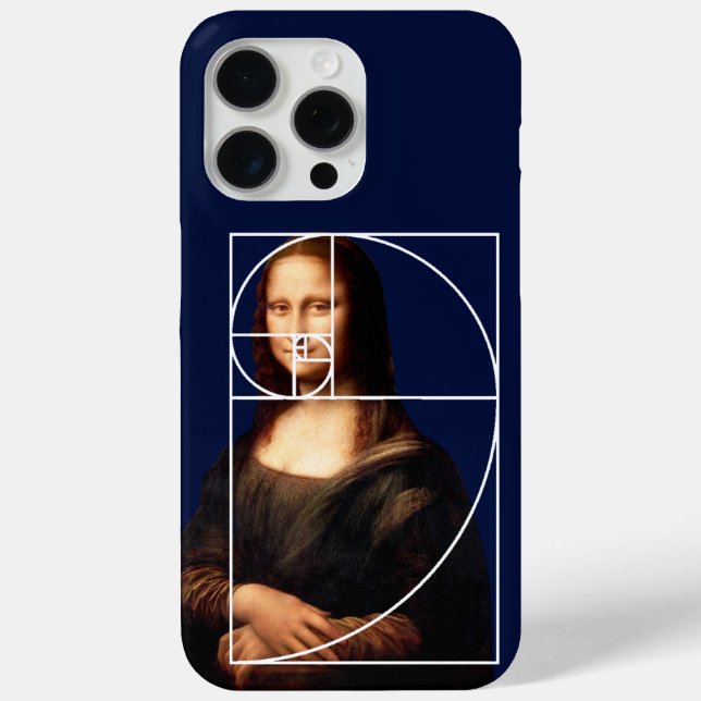 Leonardo da Vinci Mona Lisa Fibonacci Sequence Case-Mate iPhone Hülle (Rückseite)