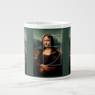 Leonardo da Vinci Mona Lisa Fibonacci Sequence Jumbo-Tasse