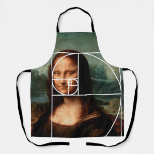 Leonardo da Vinci Mona Lisa Fibonacci Sequence Schürze