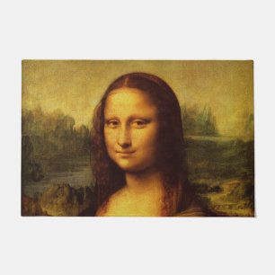Leonardo Da Vinci Mona Lisa Kunstmalerei Fußmatte