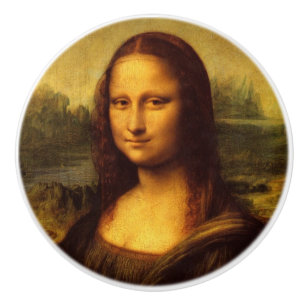 Leonardo Da Vinci Mona Lisa Kunstmalerei Keramikknauf