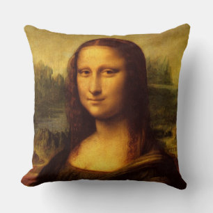Leonardo Da Vinci Mona Lisa Kunstmalerei Kissen