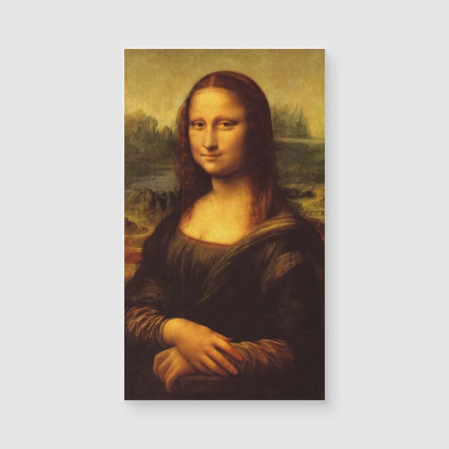 Leonardo Da Vinci Mona Lisa Kunstmalerei Magnetkarte (Vorderseite)