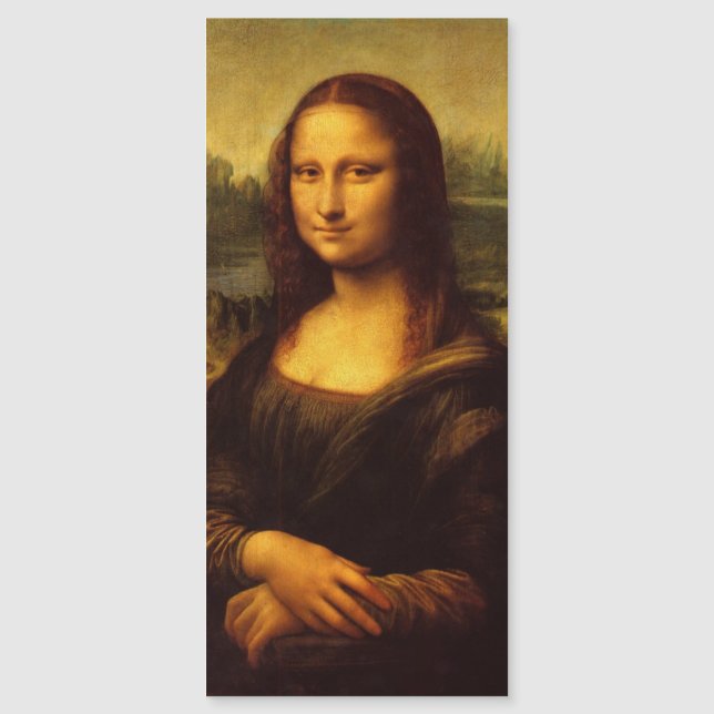 Leonardo Da Vinci Mona Lisa Kunstmalerei Magnetkarte (Vorderseite)