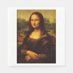 Leonardo Da Vinci Mona Lisa Kunstmalerei Serviette