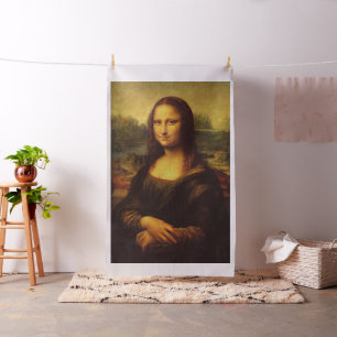 Leonardo Da Vinci Mona Lisa Kunstmalerei Stoff