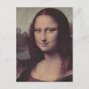Leonardo da Vinci Mona Lisa (La Giaconda), Detail: Postkarte
