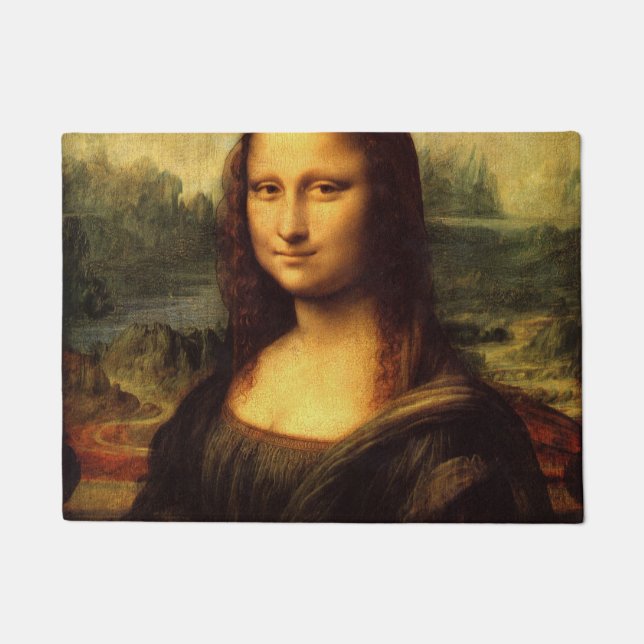 LEONARDO DA VINCI - Mona Lisa, La Gioconda 1503 Fußmatte (Vorderseite)