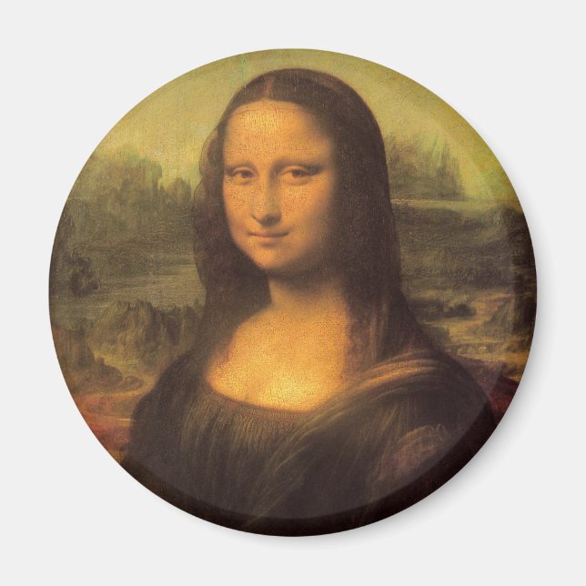 Leonardo Da Vinci' Mona Lisa Magnet (Vorne)